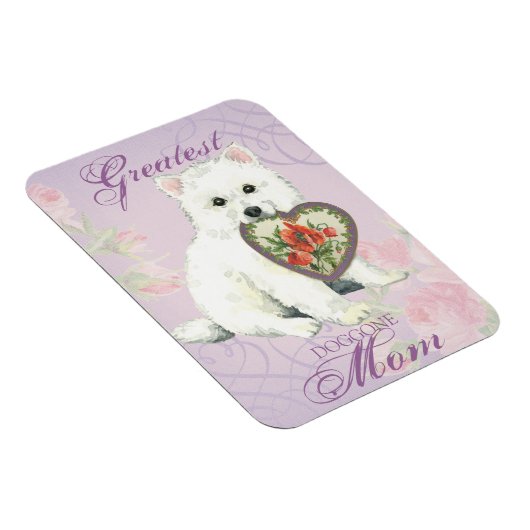 Eskie Heart Mama Magnet (Rechte Seite)