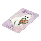 Eskie Heart Mama Magnet (Linke Seite)