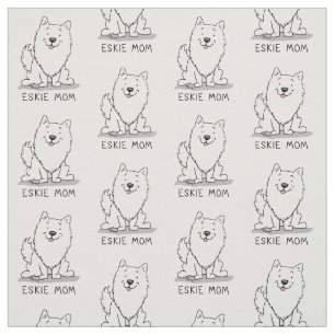 Eskie Mama - American Eskimo Dog Mama Stoff