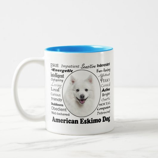 Eskie Traits Tasse (Links)