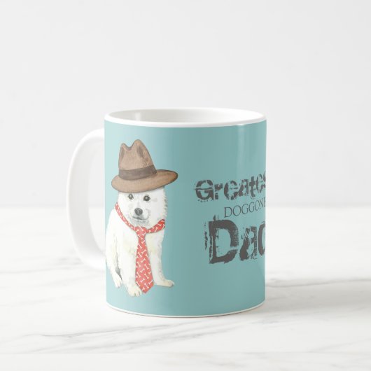Eskie Vater Kaffeetasse (Vorderseite Links)