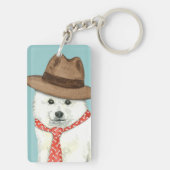 Eskie Vater Schlüsselanhänger (Rückseite)