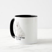 Eskie Vater Tasse (Vorderseite Links)