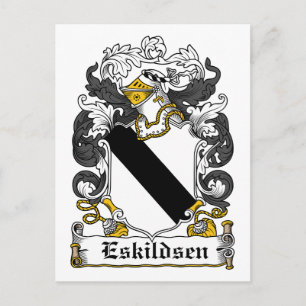 Eskildsen Familienwappen Postkarte