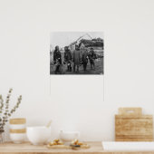Eskimo Berry Pickers in Nome, Alaska Fotograf Poster (Küche)