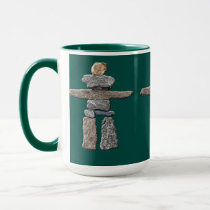 Eskimo Cairn, Inuit Inukshuk Drink Tasse