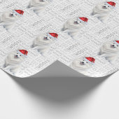 Eskimo Dog Lover Holiday Geschenkpapier (Ecke)
