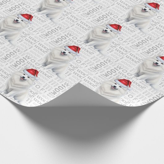 Eskimo Dog Lover Holiday Geschenkpapier (Ecke)