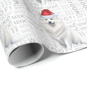 Eskimo Dog Lover Holiday Geschenkpapier (Rolleneckpunkt)