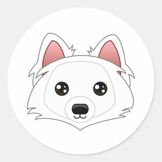Eskimo Dog Stickers (Vorderseite)