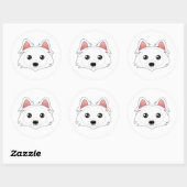 Eskimo Dog Stickers (Blatt)