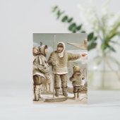 Eskimo Family Postkarte (Stehend Vorderseite)