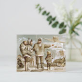 Eskimo Family Postkarte (Stehend Vorderseite)