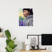 Eskimo Frau von Lupin & Phlox Digitale Kunst Poster (Heimbüro)