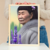 Eskimo Frau von Lupin & Phlox Digitale Kunst Poster