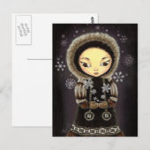 Eskimo girl postkarte (Vorne/Hinten)