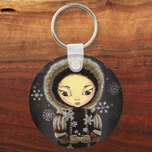 Eskimo girl schlüsselanhänger (Vorderseite)