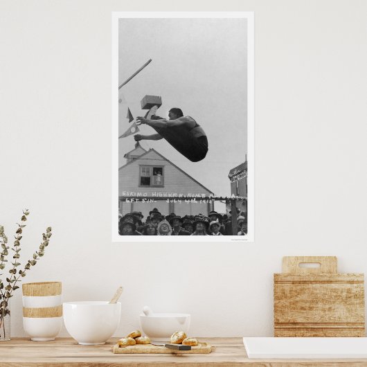 Eskimo Highkick Star Alaska 1915 Poster (Küche)