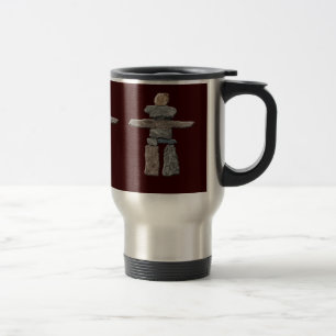 Eskimo, Inuit Inukshuk Travel Mug Reisebecher