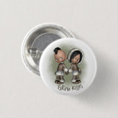 Eskimo küsst Knopf Button (Vorne & Hinten)