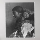 Eskimo Mutter & Kind Poster (Vorne)