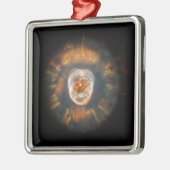 Eskimo Nebula Postcard Ornament Aus Metall (Links)