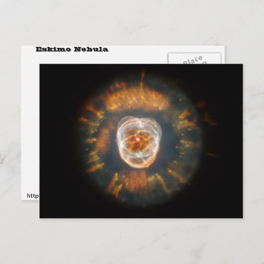Eskimo Nebulae Postkarte (Vorne/Hinten)