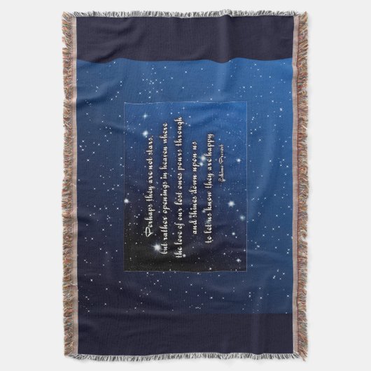 Eskimo Proverb Vielleicht sind sie keine Sterne Decke (Vorderseite Vertikal)