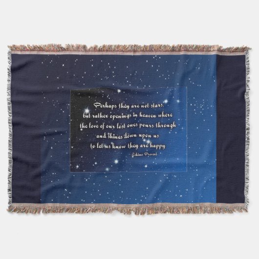 Eskimo Proverb Vielleicht sind sie keine Sterne Decke (Vorderseite)