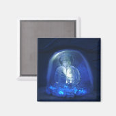 Eskimo Room im Hotel de Glace, Quebec, Kanada Magnet (Vorderseite/Rückseite)