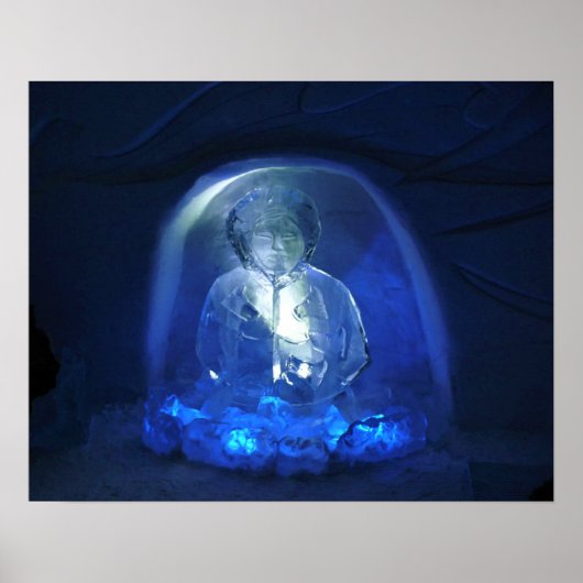 Eskimo Room im Hotel de Glace, Quebec, Kanada Poster (Vorne)
