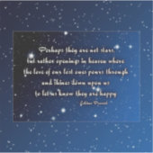 Eskimo Sprichwort - vielleicht sind sie keine Ster Aufkleber (Vorderseite)