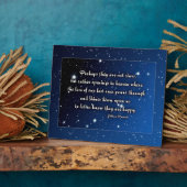 Eskimo Sprichwort - vielleicht sind sie keine Ster Fotoplatte (Seite)