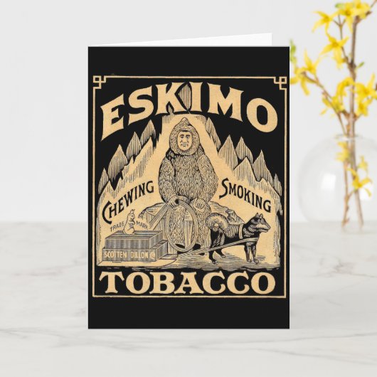 Eskimo Tobacco Karte (Gelbe Blume)
