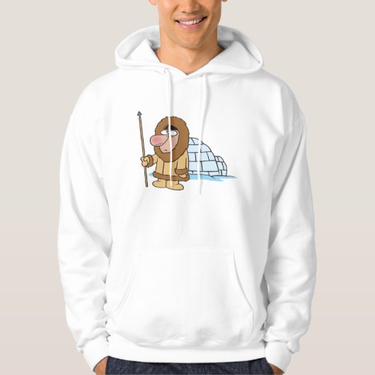 Eskimo und Iglu Hoodie (Vorderseite)
