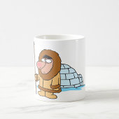 Eskimo und Iglu-Kaffee-Tasse Kaffeetasse