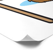 Eskimo und Iglu Poster (Ecke)