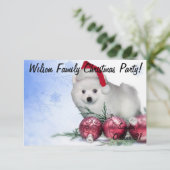 Eskimo-Welpe Einladung (Stehend Vorderseite)