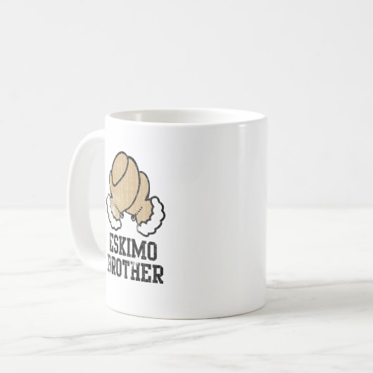 Eskimobruder-Kaffee-Tasse Kaffeetasse (Vorderseite Links)