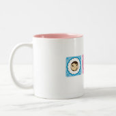 Eskimogesichts-Tasse Zweifarbige Tasse (Links)