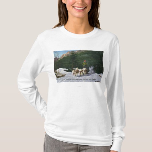 Eskimohunderanch Eds Clarks, Dogsledding T-Shirt (Vorderseite)