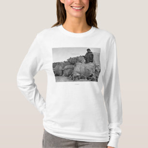 Eskimopelz-Händler in Nome, Alaska-Fotografie T-Shirt
