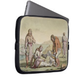 Eskimos, 1817 (Farbstich) Laptopschutzhülle (Vorne Rechts)