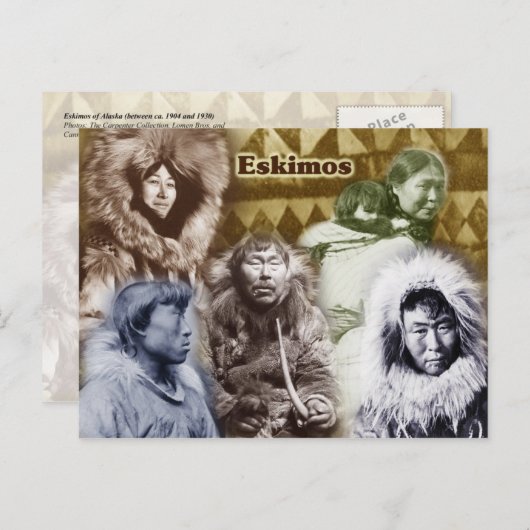 Eskimos von Alaska (1904-1930) Postkarte (Vorne/Hinten)