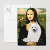 Eskimospitz 1 - Mona Lisa Postkarte (Vorne/Hinten)