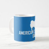 EskimoVater-Tassen-Blau Kaffeetasse (Vorderseite Links)