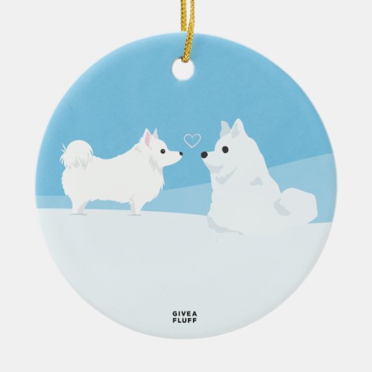 EskiSnow Keramik Ornament (Vorne)