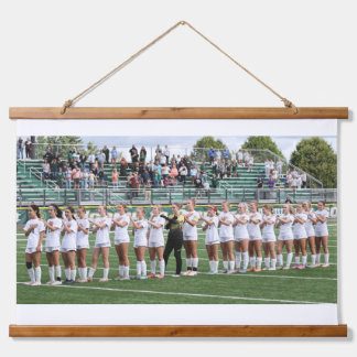 Esko Soccer Team Tapestry Wandteppich Mit Holzrahmen