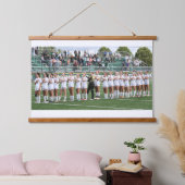 Esko Soccer Team Tapestry Wandteppich Mit Holzrahmen (Schlafzimmer)