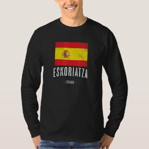 Eskoriatza Spain Es Flag City - Bandera Ropa T-Shirt